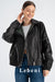 Genuine Lambskin Leather Jacket for Women - Removable Sleeves Bomber Jacket with Zipper, Versatile Leather Vest and Jacket Combo by Lebeni