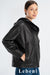 Women's Genuine Leather Jacket - Seasonal Hooded Lambskin Jacket with Oversized Fit, Drop Shoulder Design, and Relaxed Cut by Lebeni