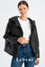 Women's Genuine Leather Jacket - Seasonal Hooded Lambskin Jacket with Oversized Fit, Drop Shoulder Design, and Relaxed Cut by Lebeni